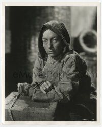 2s284 DRAGON SEED deluxe 8x10 still '44 best c/u of Asian Agnes Moorehead, from Pearl S. Buck novel