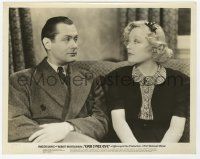 2s307 EVER SINCE EVE 8x10.25 still '37 c/u of pretty Marion Davies & Robert Montgomery on couch!