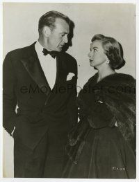 2s342 GARY COOPER/DIANA LYNN 7.25x9.5 news photo '53 meeting at movie premiere in Mexico City!