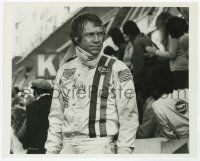 2s518 LE MANS 8.25x10.25 still '71 waist-high c/u of race car driver Steve McQueen in uniform!