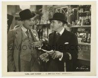 2s545 LONG LOST FATHER 8x10.25 still '34 John Barrymore talks to confused Alan Mowbray by bar!
