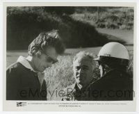 2s573 MAGNUM FORCE candid 8.25x10 still '73 Clint Eastwood in sunglasses with director Ted Post!