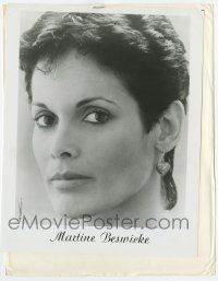 2s601 MARTINE BESWICK 8x10 publicity still '81 the sexy Jamaican Bond girl by Martin with resume!