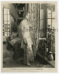 2s614 MEN ON CALL 8x10.25 still '30 close up of Mae Clarke standing in lace dress by window!