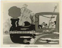 2s619 MICKEY'S STEAM ROLLER 8x10.25 still '34 Disney, great cartoon image of Mickey Mouse & Minnie!