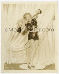 2s624 MIRIAM HOPKINS 8x10.25 still '32 full-length in skimpy showgirl outfit from Dancers in the Dar