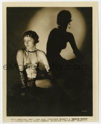 2s633 MOULIN ROUGE 8.25x10.25 still '34 super sexy French dancer with shadow behind!