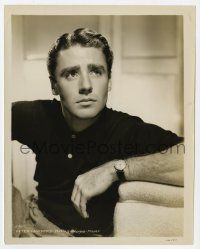 2s645 MY BROTHER TALKS TO HORSES candid 8x10.25 still '47 Peter Lawford in seated portrait!