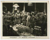 2s653 NAGANA 8x10.25 still '33 Tala Birell & Melvyn Douglas surrounded by African natives in lab!