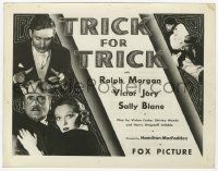2s919 TRICK FOR TRICK 8x10.25 still '33 Ralph Morgan, Victor Jory & Sally Blane, title card image!