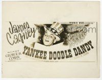 2s990 YANKEE DOODLE DANDY 8x10.25 still '42 wonderful artwork of James Cagney on the 24-sheet!