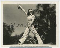 2s253 DEANNA DURBIN 8x10 still '39 happy & just starting First Love after a 3 month vacation!