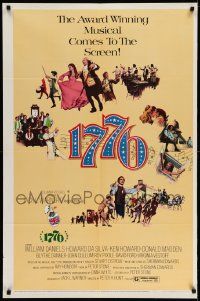 2t013 1776 1sh '72 William Daniels, the award winning historical musical comes to the screen!