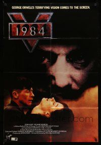 2t016 1984 English 1sh '84 George Orwell, John Hurt, creepy image of Big Brother!
