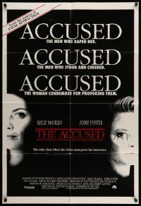 2t026 ACCUSED int'l 1sh '88 Jodie Foster, Kelly McGillis, the case that shocked a nation!
