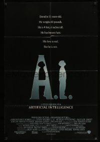 2t023 A.I. ARTIFICIAL INTELLIGENCE int'l 1sh '01 Spielberg, Haley Joel Osment, Jude Law!