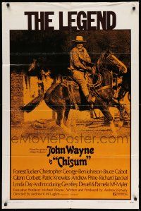 2t210 CHISUM 1sh '70 Andrew V. McLaglen, The Legend big John Wayne on horseback!
