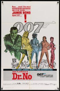 2t296 DR. NO 1sh R80 Sean Connery, the most extraordinary gentleman spy James Bond 007!