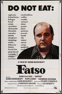 2t339 FATSO 1sh '80 Dom DeLuise goes on a diet, hilarious best image, directed by Anne Bancroft!