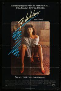2t357 FLASHDANCE 1sh '83 sexy dancer Jennifer Beals, take your passion and make it happen!