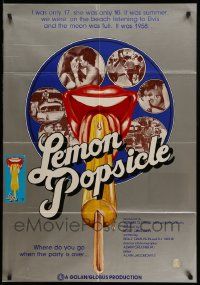 2t531 LEMON POPSICLE 1sh '78 Boaz Davidson's Eskimo Limon, cool sexy art and images!