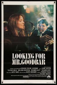 2t551 LOOKING FOR MR. GOODBAR 1sh '77 close up of Diane Keaton, directed by Richard Brooks!