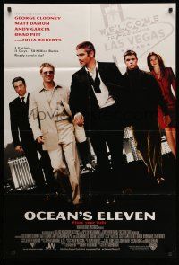 2t660 OCEAN'S 11 int'l DS 1sh '01 Steven Soderbergh, George Clooney, Matt Damon, Brad Pitt