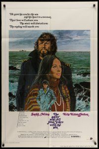 2t792 SAILOR WHO FELL FROM GRACE WITH THE SEA style A 1sh '76 art of Kristofferson & Sarah Miles!