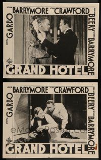 2w886 GRAND HOTEL 2 LCs R50s Wallace Beery with Lionel & John Barrymore!