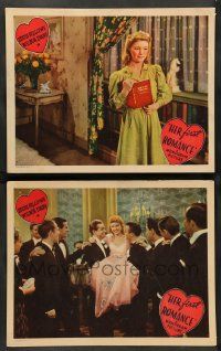 2w892 HER FIRST ROMANCE 2 LCs '40 great images of gorgeous Edith Fellows!