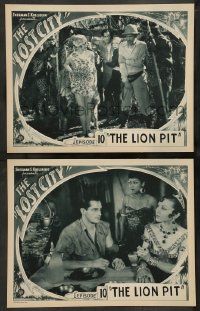2w908 LOST CITY 2 chapter 10 LCs '35 Kane Richmond, Claudia Dell, George 'Gabby' Hayes, The Lion Pit