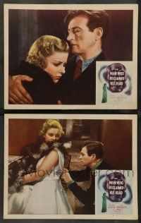 2w920 MAN WHO RECLAIMED HIS HEAD 2 LCs R48 Claude Rains, The Invisible Man, Joan Bennett