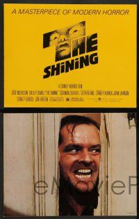 2w009 SHINING 12 color 11x14 stills '80 Stephen King & Stanley Kubrick masterpiece, Jack Nicholson!