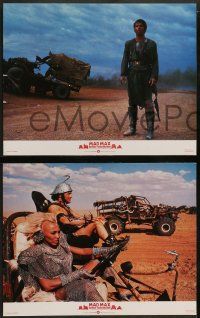 2w245 MAD MAX BEYOND THUNDERDOME 8 English LCs '85 Mel Gibson, Tina Turner, cool action images!