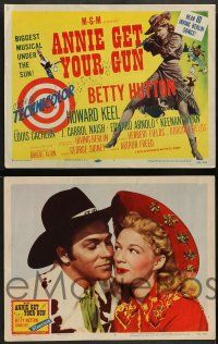 2w060 ANNIE GET YOUR GUN 8 LCs R56 Betty Hutton as the greatest sharpshooter, Howard Keel!