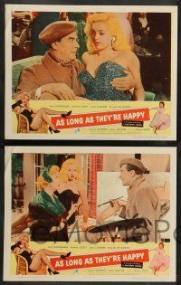 2w062 AS LONG AS THEY'RE HAPPY 8 LCs '57 Diana Dors, Janette Scott, Jean Carson!
