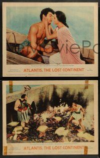 2w479 ATLANTIS THE LOST CONTINENT 6 LCs '61 George Pal sci-fi, captives turned into slaves!