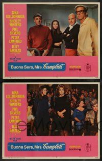 2w095 BUONA SERA MRS CAMPBELL 8 LCs '69 Gina Lollobrigida, Janet Margolin, Telly Savalas!