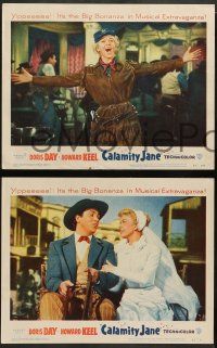 2w597 CALAMITY JANE 4 LCs '53 pretty cowgirl Doris Day in title role!