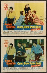 2w437 COME BLOW YOUR HORN 7 LCs '63 Frank Sinatra, Jill St. John, Cobb, Neil Simon's play!