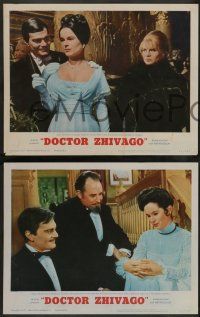 2w733 DOCTOR ZHIVAGO 3 LCs '65 great images of Omar Sharif, Julie Christie, Geraldine Chaplin!