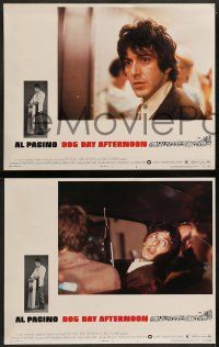 2w135 DOG DAY AFTERNOON 8 LCs '76 Al Pacino, Sidney Lumet's bank robbery crime classic!
