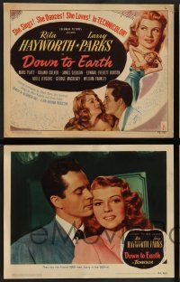 2w138 DOWN TO EARTH 8 LCs '46 all w/Rita Hayworth as the Greek goddess Terpsichore!