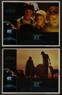 2w143 E.T. THE EXTRA TERRESTRIAL 8 LCs '82 Steven Spielberg classic, Henry Thomas, Drew Barrymore!