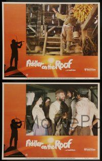 2w158 FIDDLER ON THE ROOF 8 LCs R79 Topol, Norma Crane, Leonard Frey, directed by Norman Jewison!