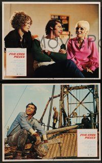 2w740 FIVE EASY PIECES 3 LCs '70 Jack Nicholson, Struthers, MacGuire, directed by Bob Rafelson!