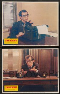 2w175 FRONT 8 LCs '76 Woody Allen, Martin Ritt, 1950s Communist Scare blacklist in 1953 U.S.!