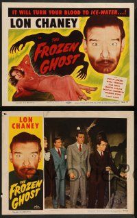 2w615 FROZEN GHOST 4 LCs R54 Universal horror, Lon Chaney Jr, it will turn your blood to ice-water!