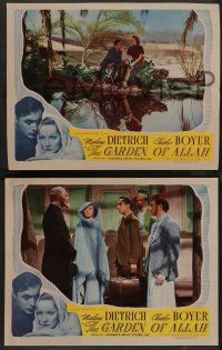 2w747 GARDEN OF ALLAH 3 LCs R45 Marlene Dietrich & Charles Boyer in a secret paradise of love!