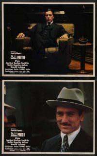 2w182 GODFATHER PART II 8 int'l LCs '74 Al Pacino, Robert De Niro, Francis Ford Coppola classic